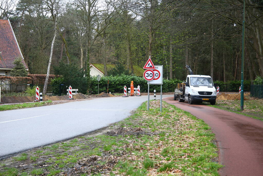 Gaslekkage bij werkzaamheden