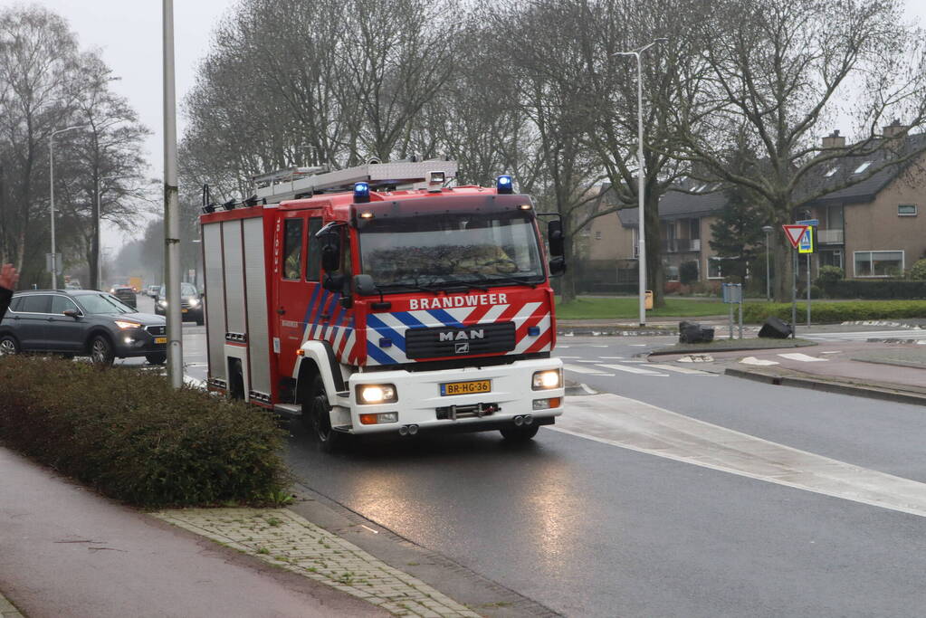 Magnetron vat vlam in woonzorgcentrum