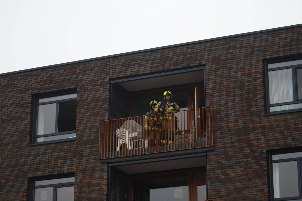 Magnetron vat vlam in woonzorgcentrum