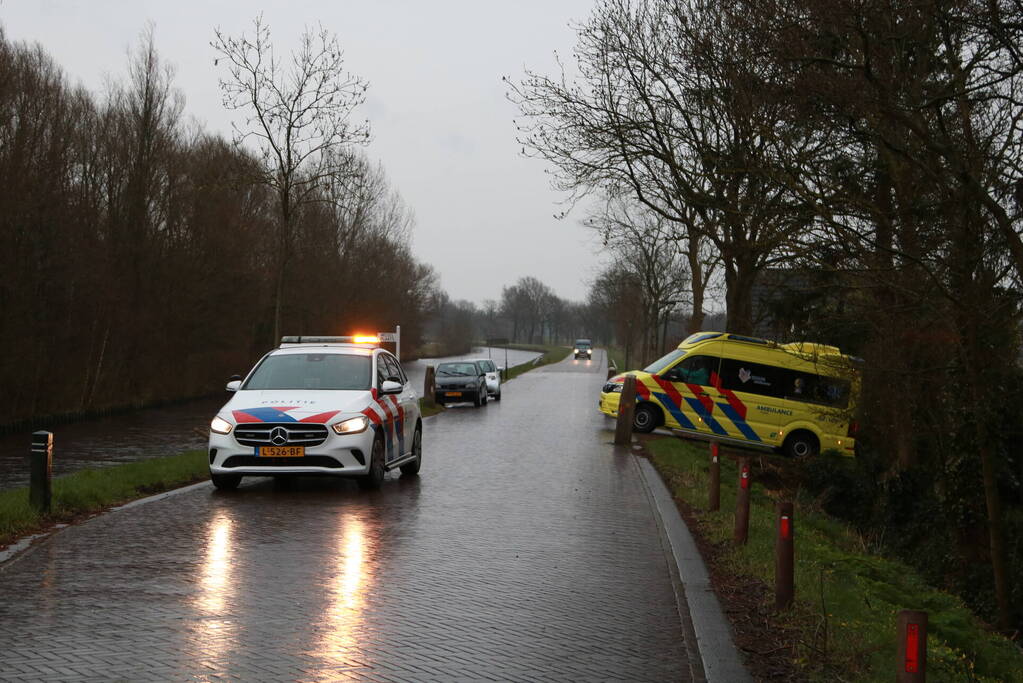 Frontale botsing op kruising