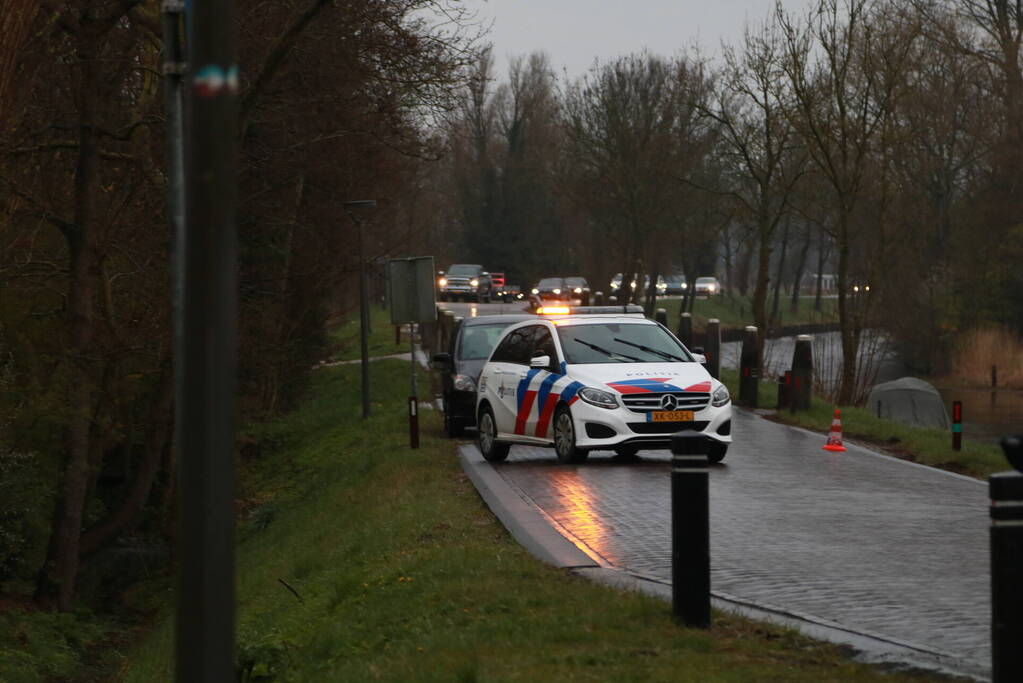 Frontale botsing op kruising