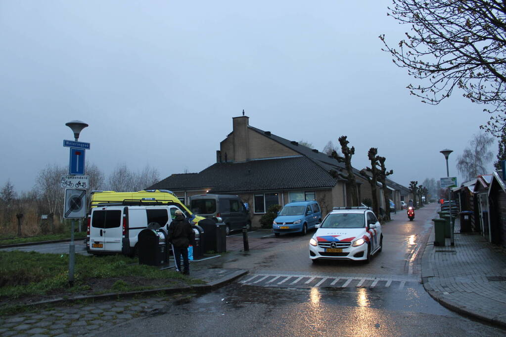 Persoon gered uit water