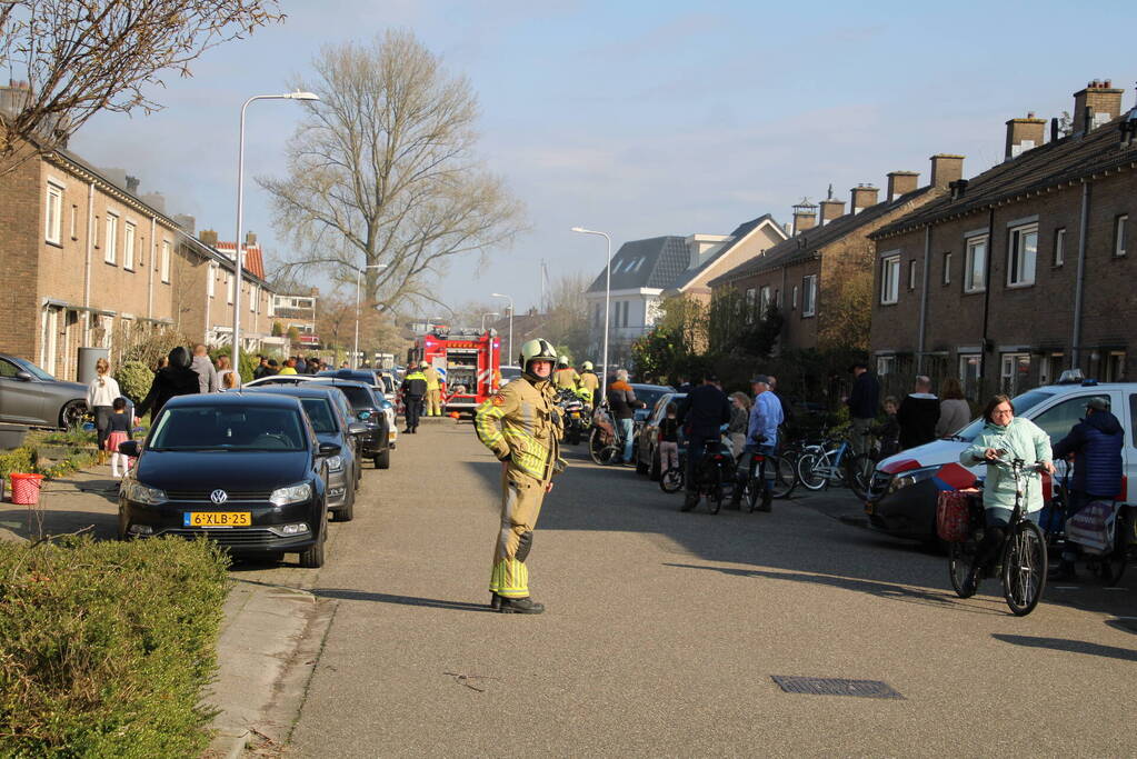 Rookontwikkeling bij brand in woning