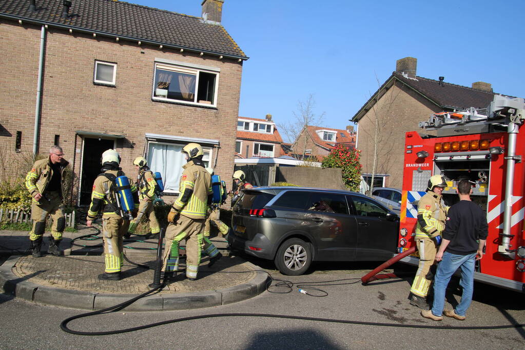 Rookontwikkeling bij brand in woning