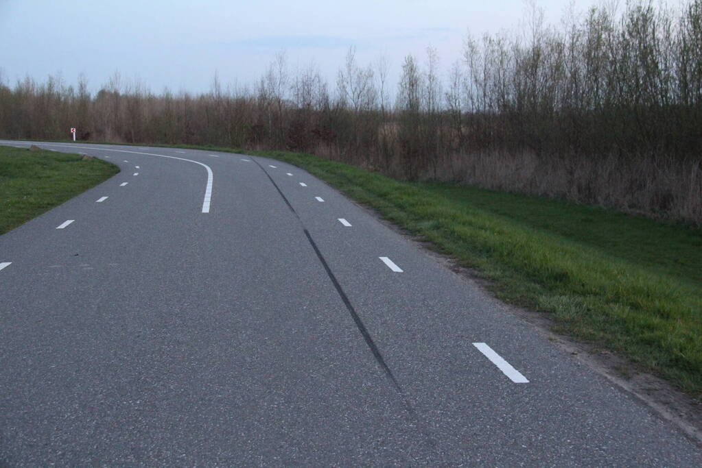 Motorrijder gewond na val