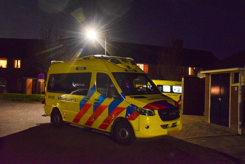 Nachtelijke inzet traumahelikopter