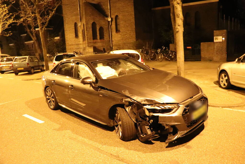 Vier auto's met schade na aanrijding