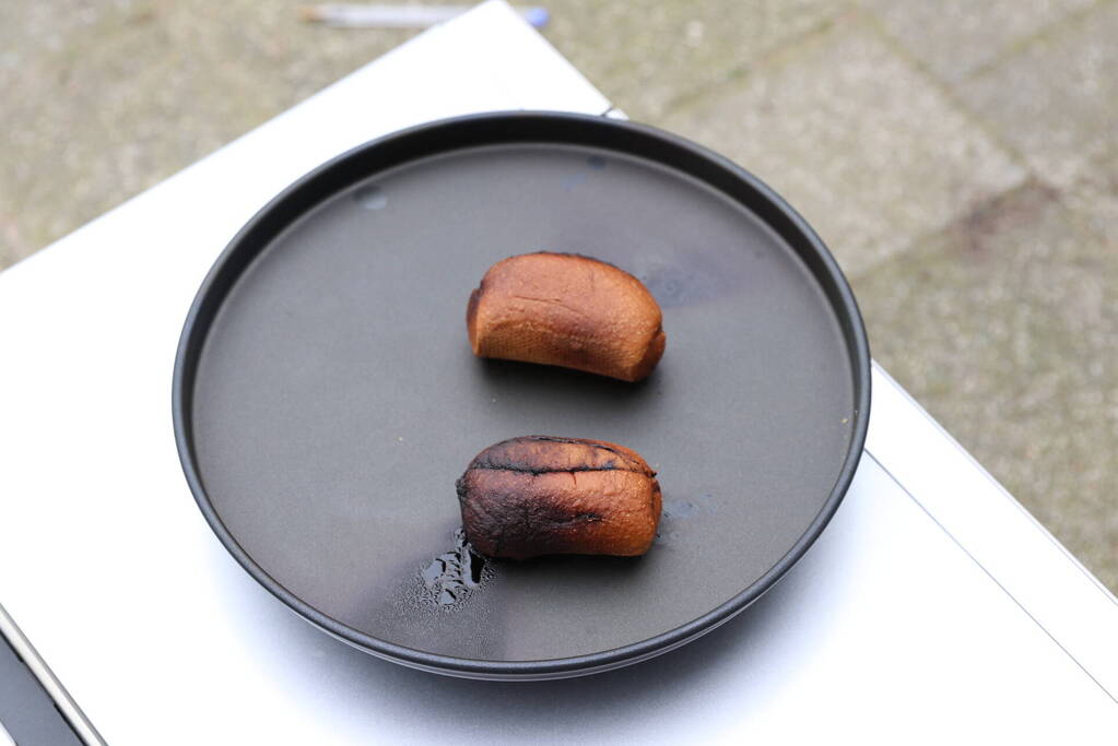 Rookontwikkeling door verbrande broodjes