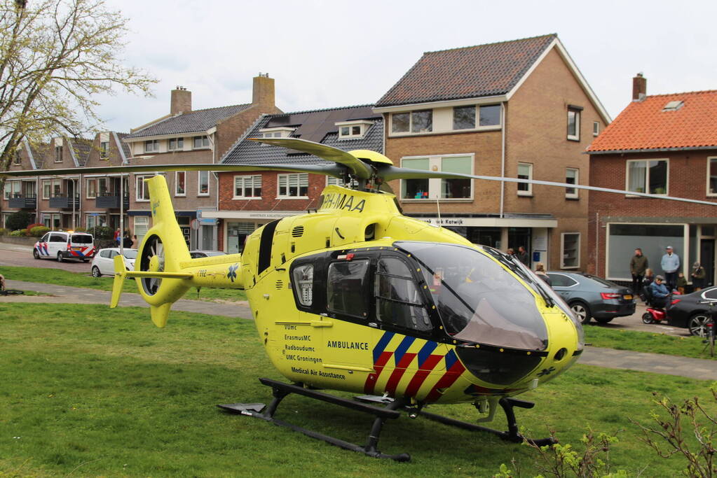 Traumahelikopter ingezet voor incident