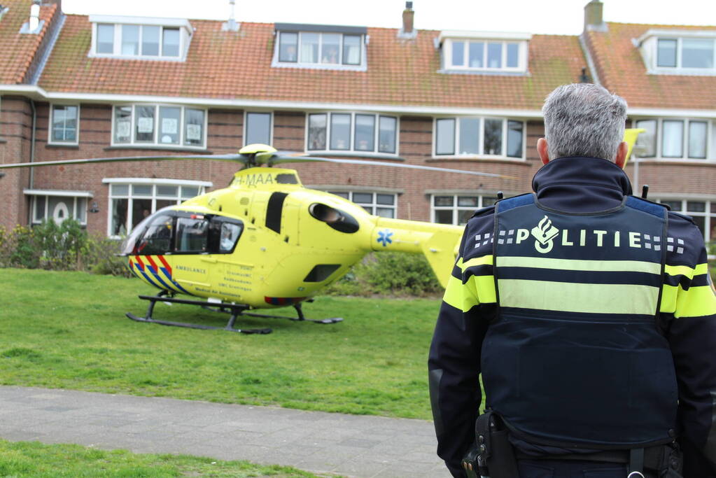 Traumahelikopter ingezet voor incident