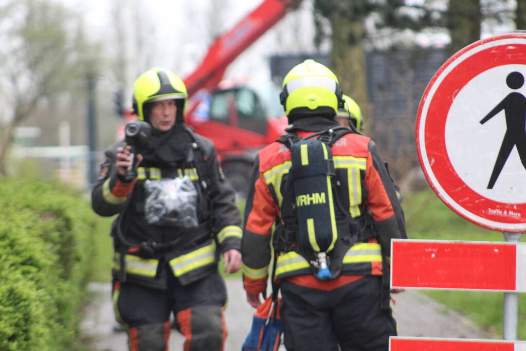 Gaslekkage aangetroffen op staat