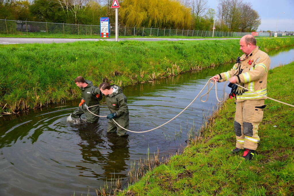 Fiets aangetroffen langs waterkant