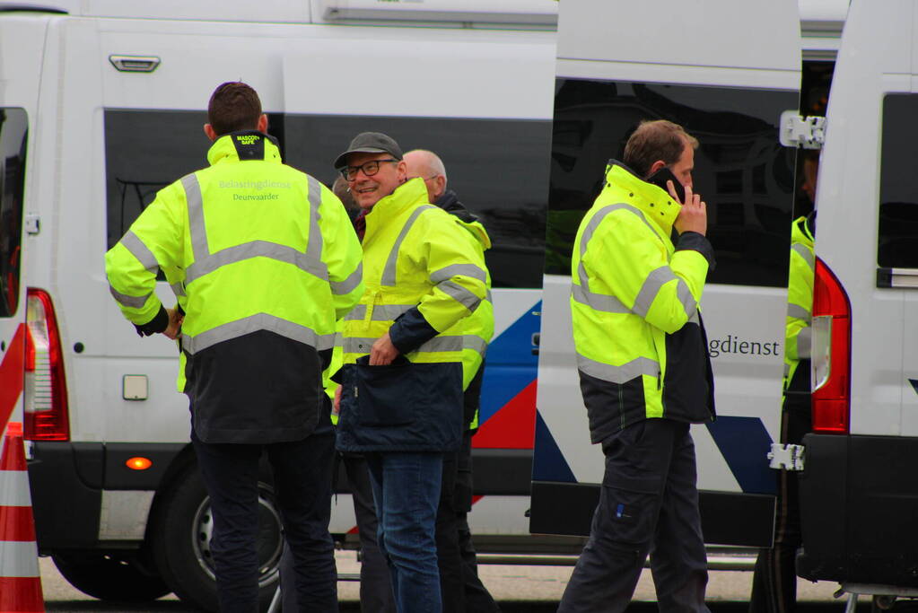 Grote verkeerscontrole door meerdere diensten