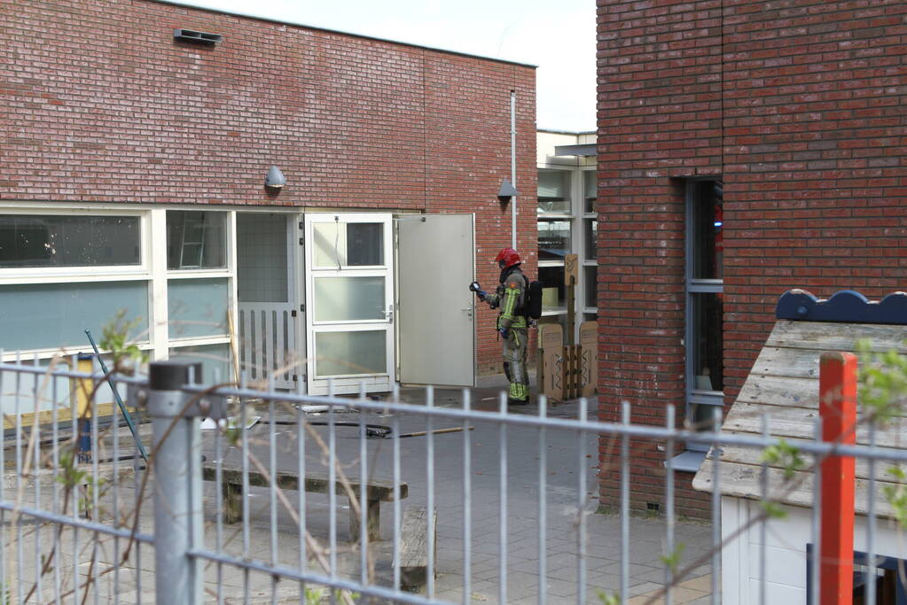 Brand bij Dynamica onderwijs