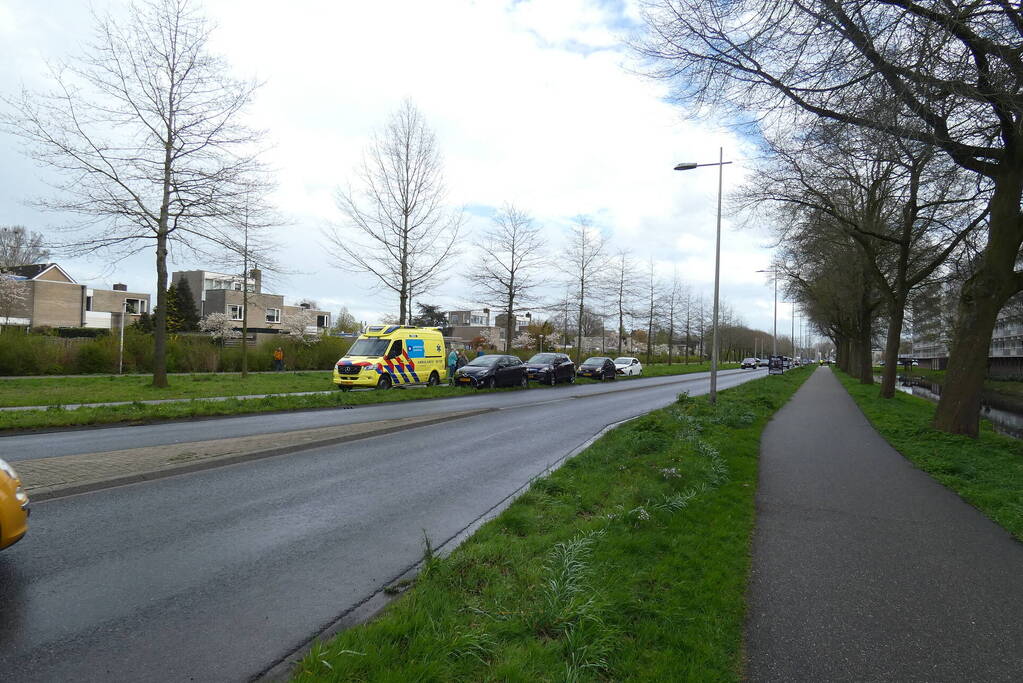 Ongeval tussen meerdere voertuigen