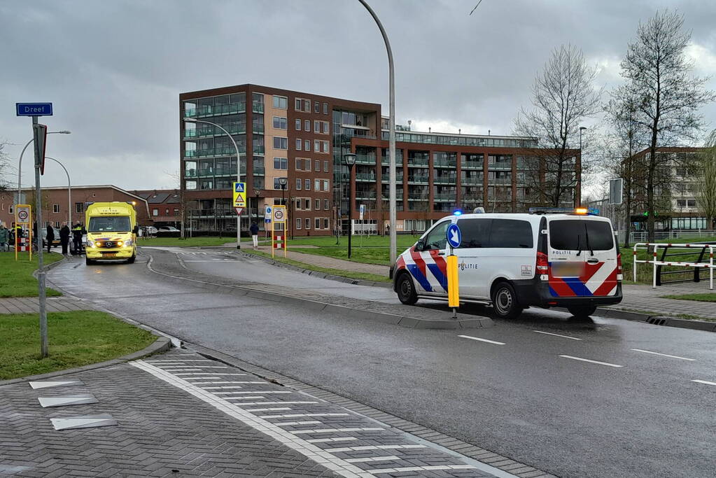 Fietser gewond bij botsing met auto