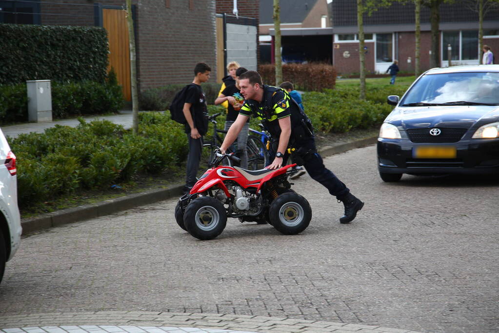 Kind gewond na val met quad