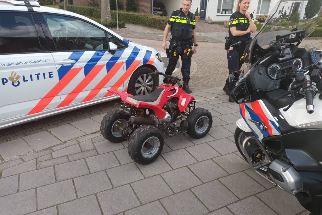 Kind gewond na val met quad