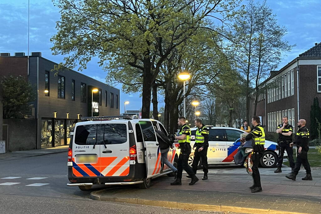 Veel politie ingezet bij aanhouding