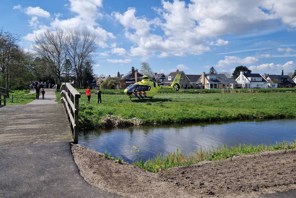 Trauma-arts per helikopter ingevlogen