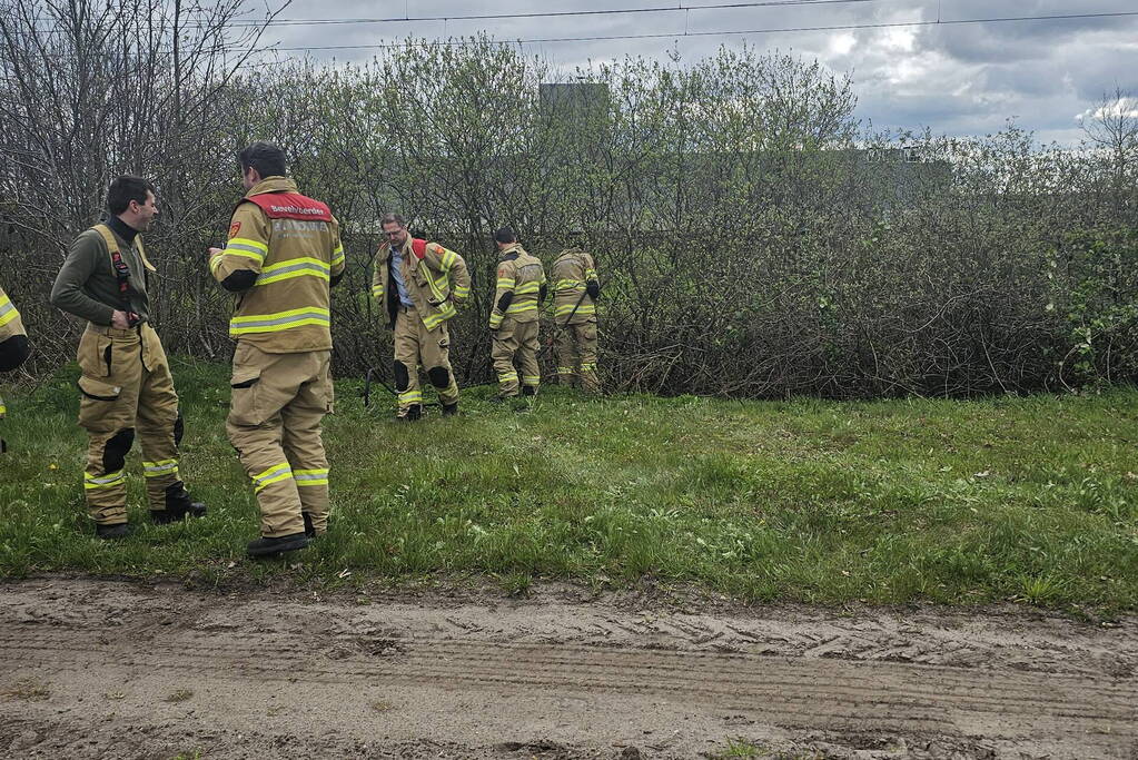 Treinverkeer vertraagd door buitenbrand