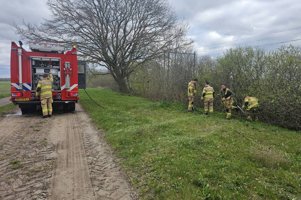 Treinverkeer vertraagd door buitenbrand