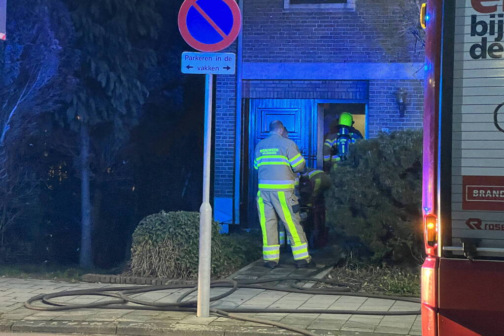 Bewoner gecontroleerd na woningbrand