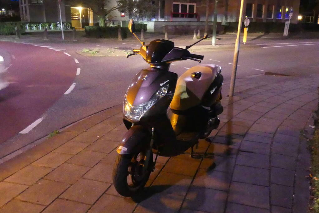 Scooterrijder gewond na val