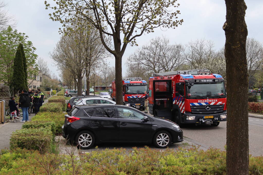 Brand in woning snel onder controle