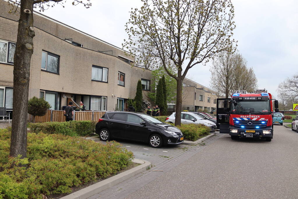 Brand in woning snel onder controle