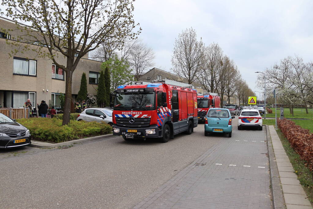 Brand in woning snel onder controle