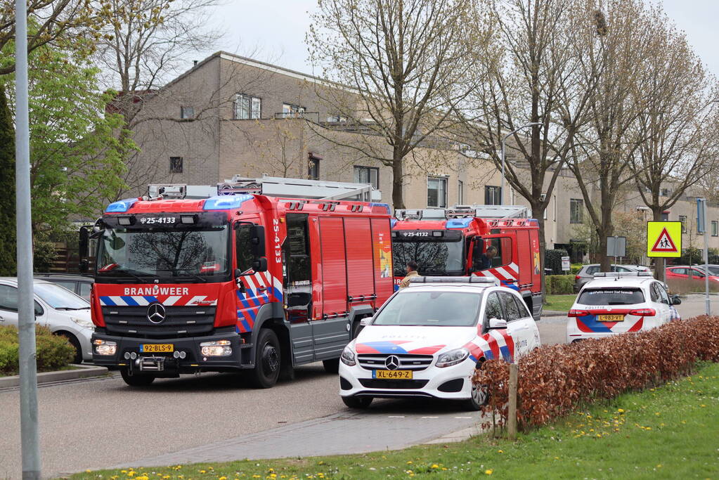Brand in woning snel onder controle