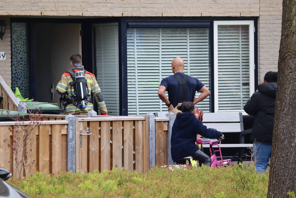 Brand in woning snel onder controle