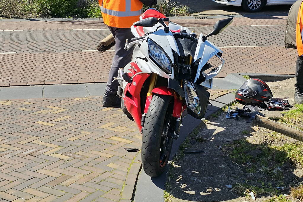 Blikschade bij aanrijding met motor