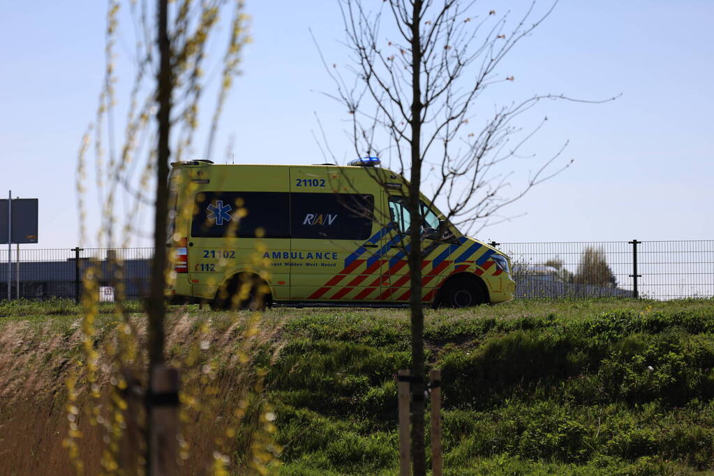 Traumahelikopter landt voor incident