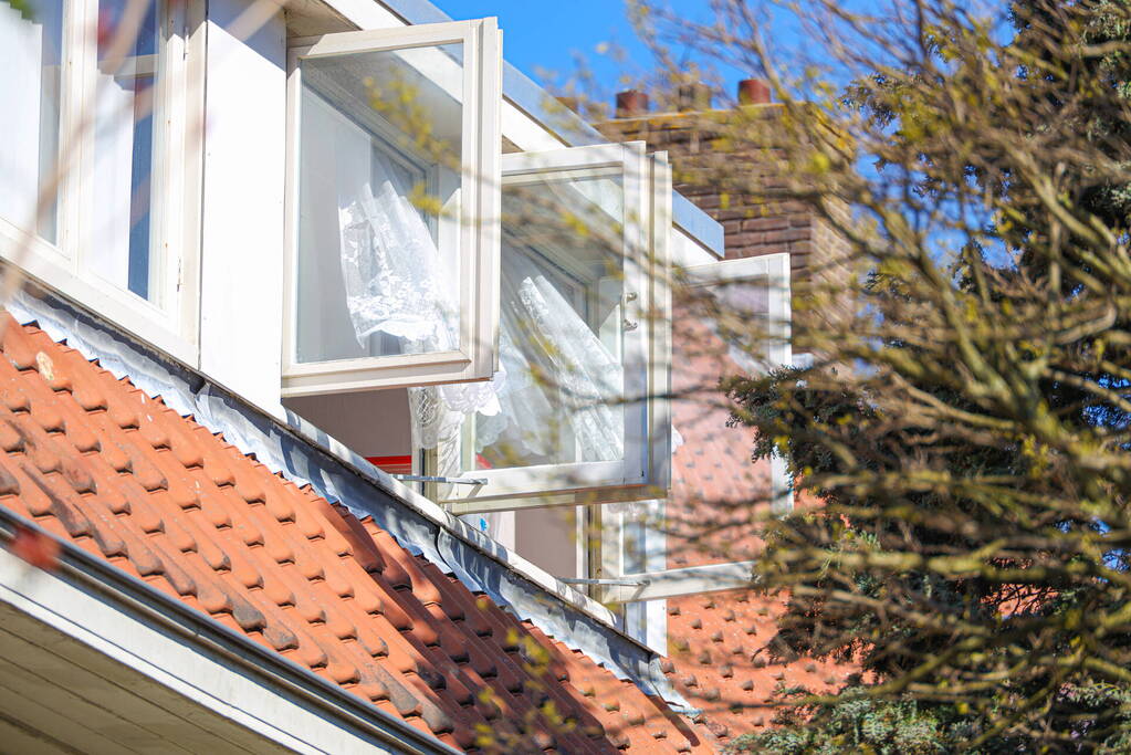 Brand en gaslek in meterkast van woning