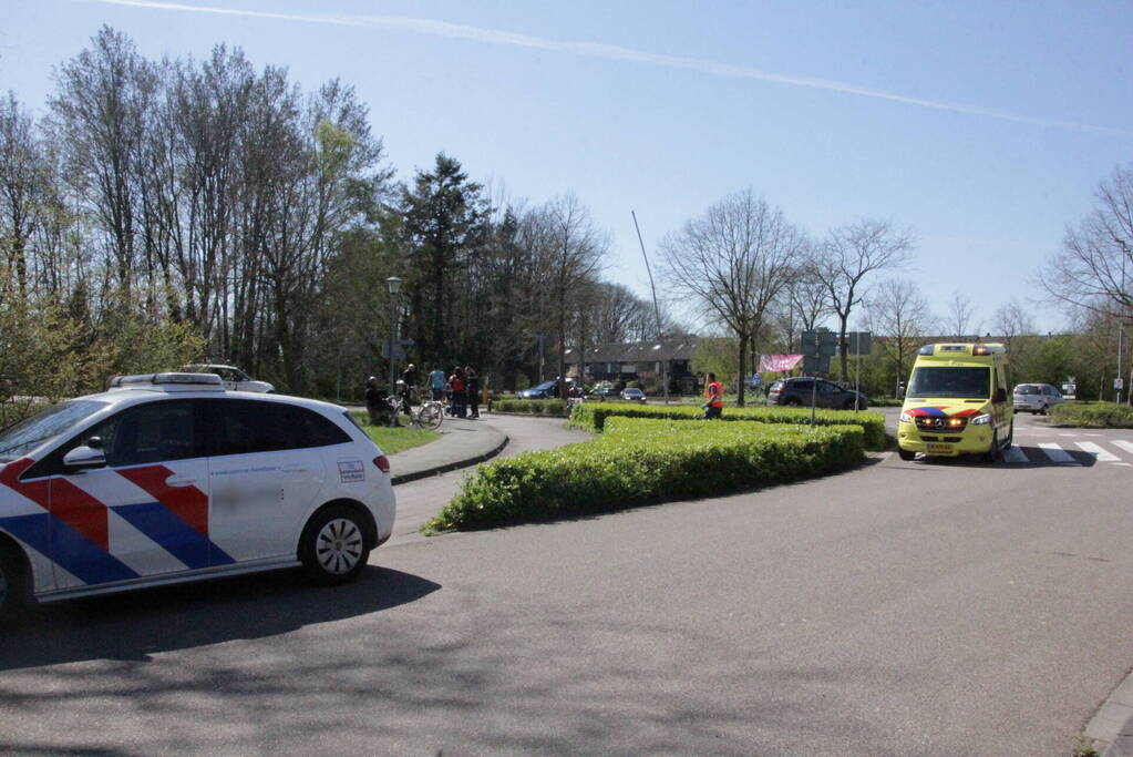 Aanrijding tussen scootmobiel en auto