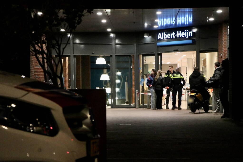 Overval op Albert Heijn supermarkt