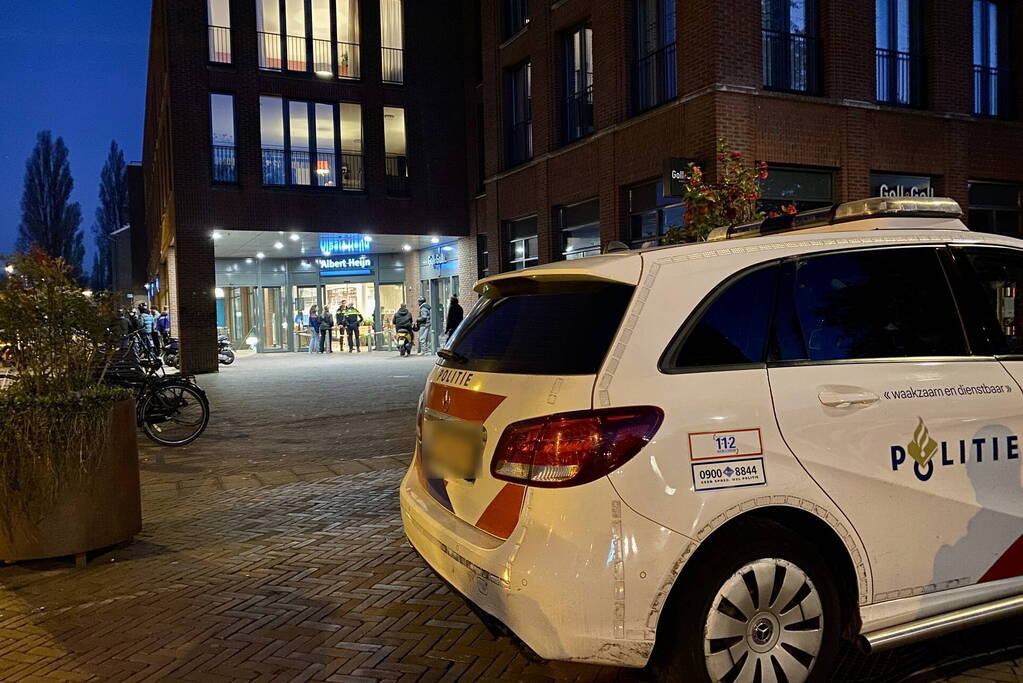 Overval op Albert Heijn supermarkt