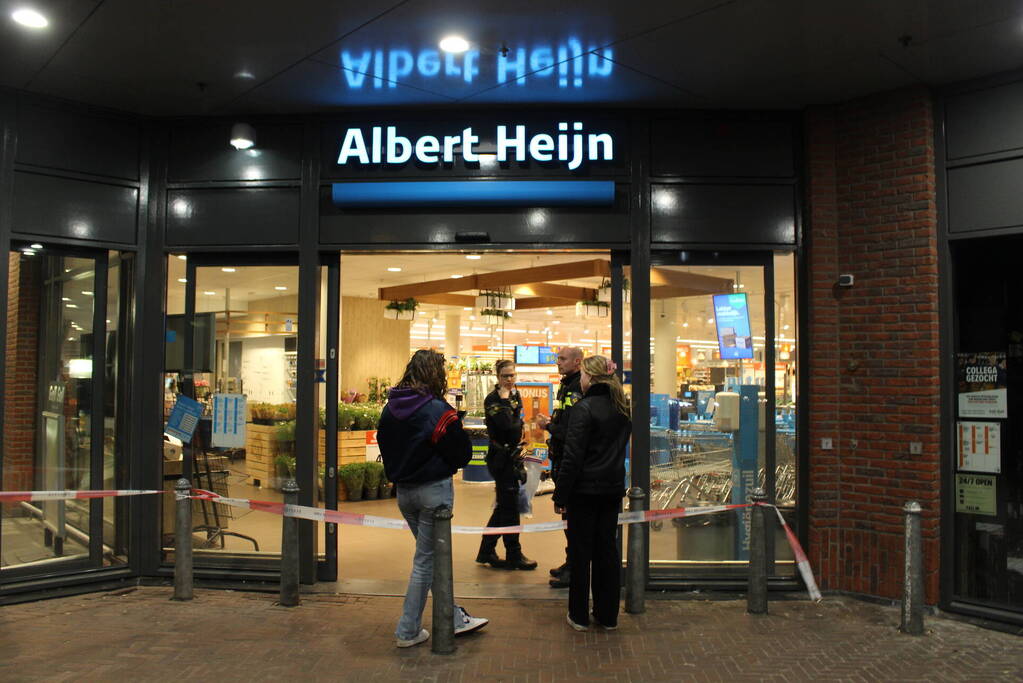 Overval op Albert Heijn supermarkt