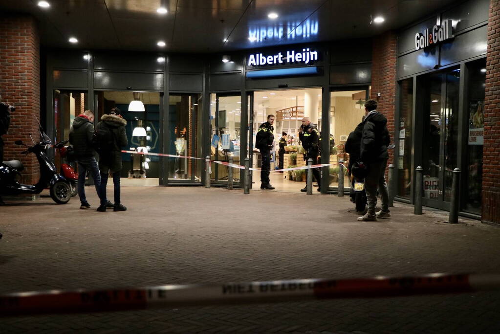 Overval op Albert Heijn supermarkt