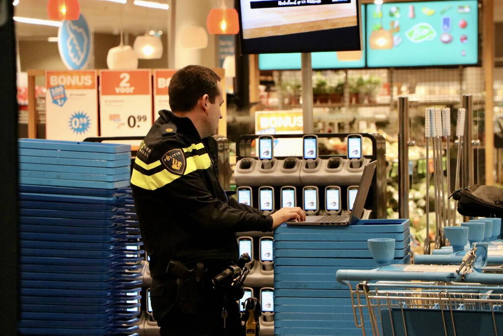 Overval op Albert Heijn supermarkt