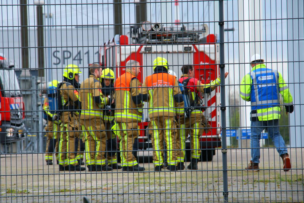 Brand bij Liander onderstation