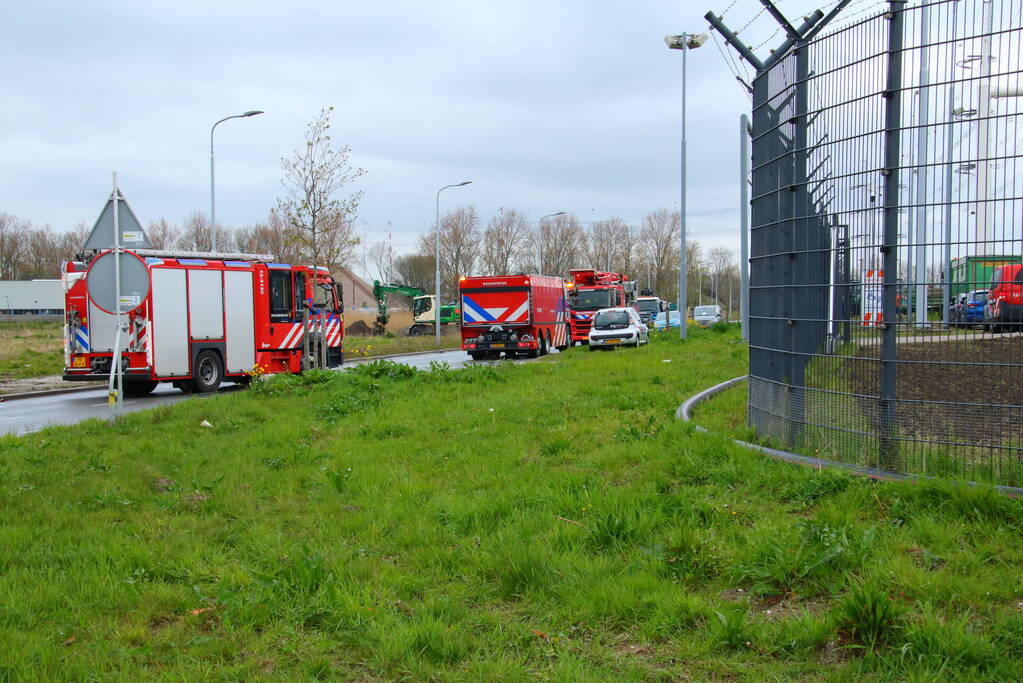 Brand bij Liander onderstation