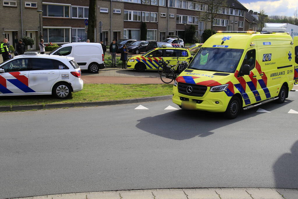 Fietser gewond bij botsing met automobilist