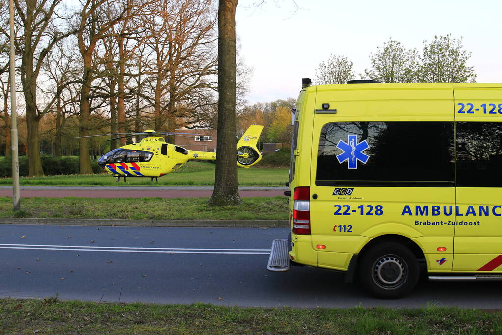 Motorrijder ernstig gewond bij eenzijdig ongeval