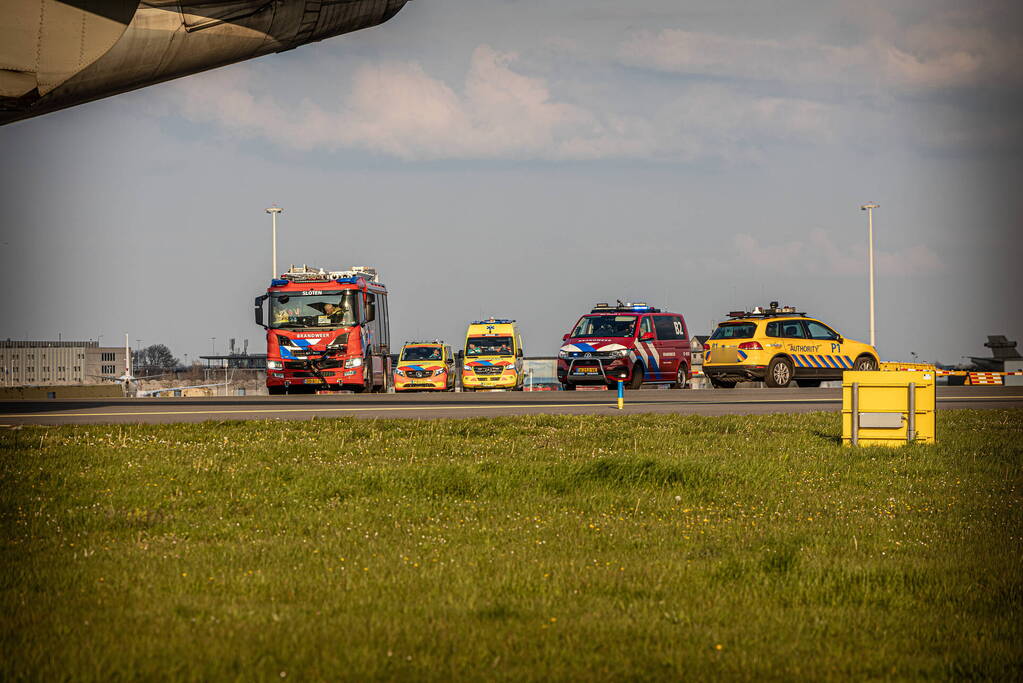 Polderbaan dicht door kerosinelek Boeing 747