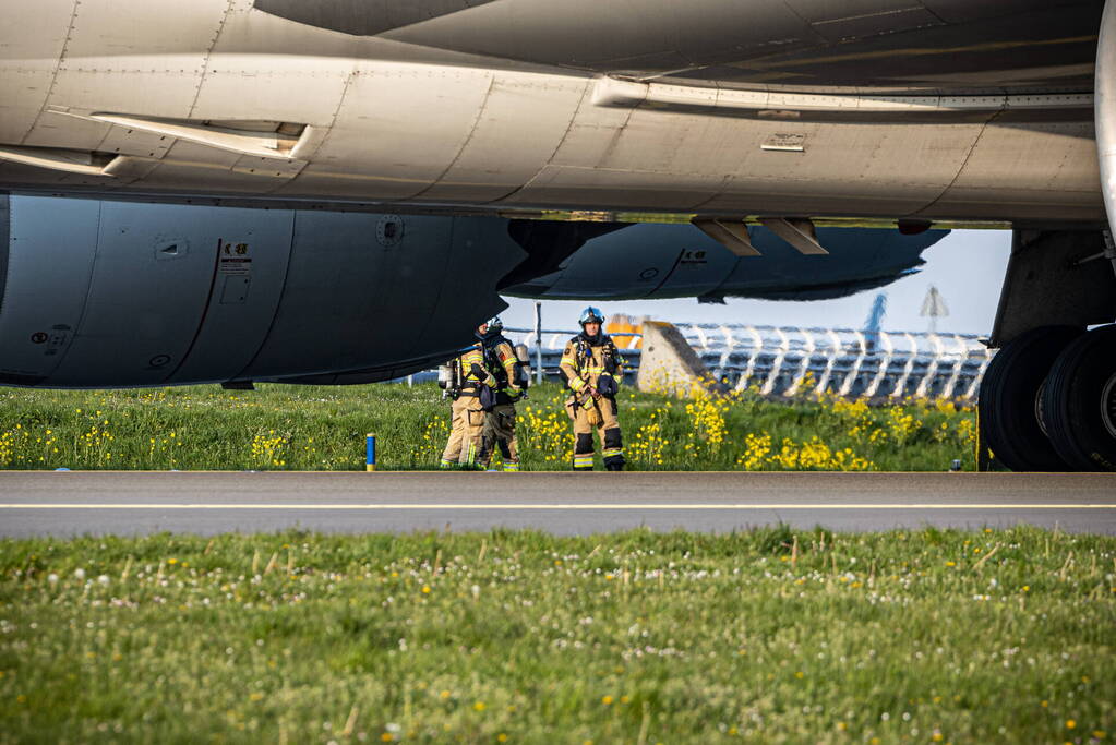 Polderbaan dicht door kerosinelek Boeing 747