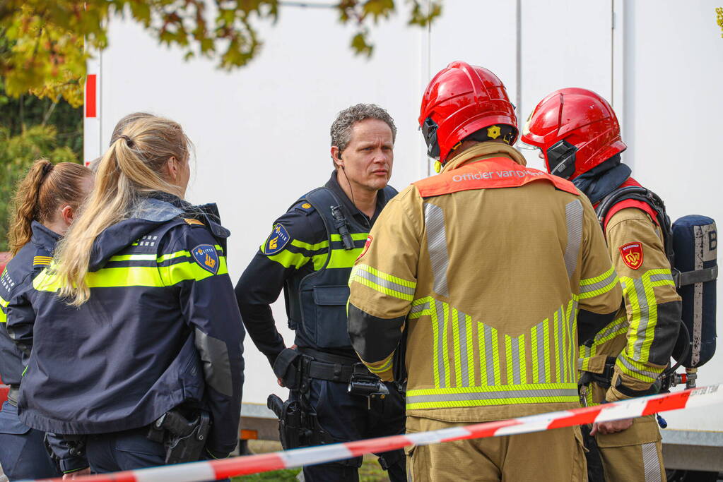 Veel schade naar brand op dak