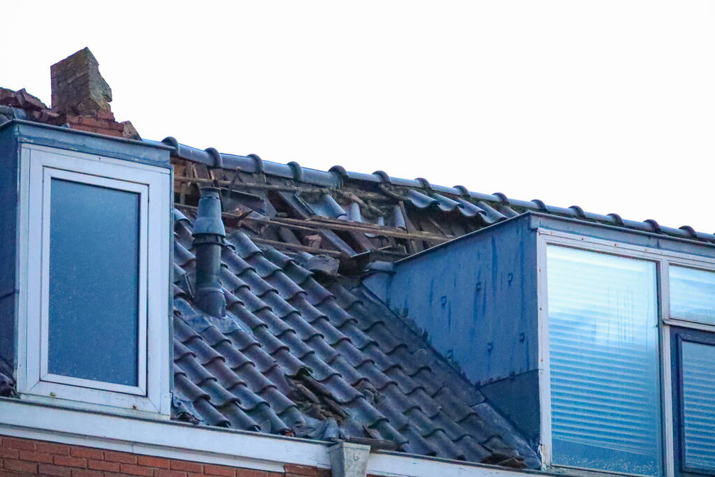 Veel schade bij bliksem ingeslag